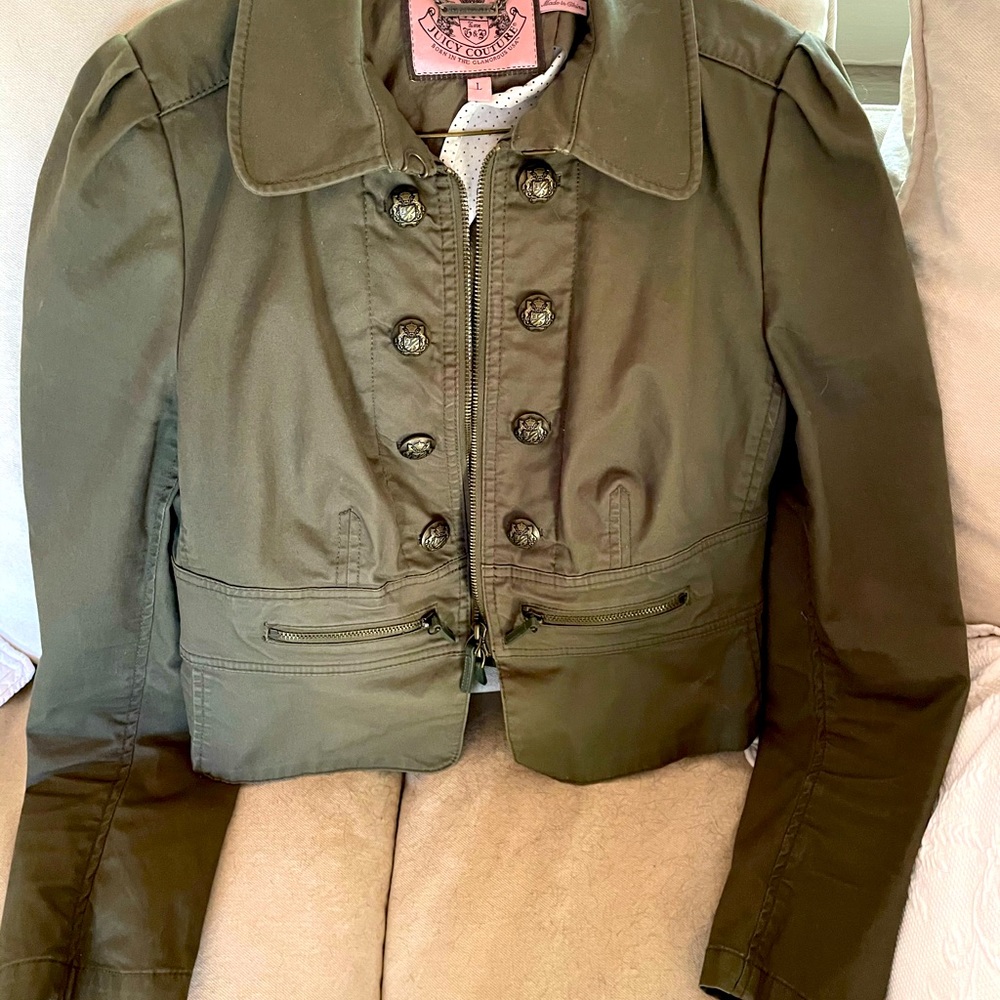 Juicy Couture Army Green jacket